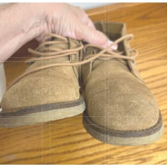 Mango Desert Boot Size Carmel Brown Suede Men's Size 8 - Picture 8 of 8